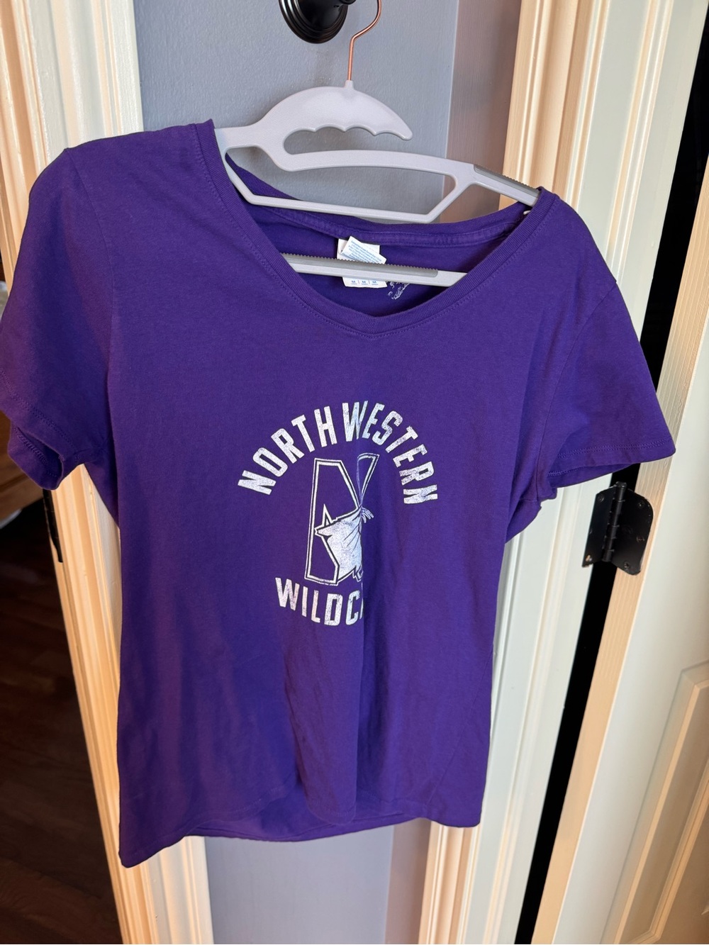 Northwestern Wildcats Purple V-Neck Tee